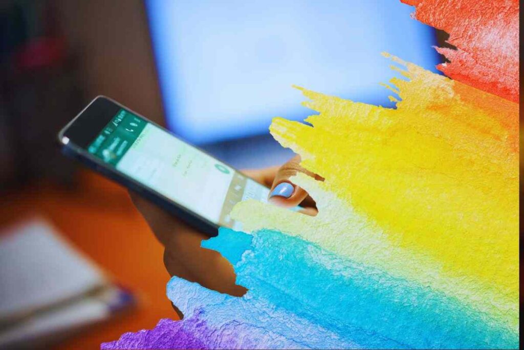 come cambiare colore di chat whatsapp