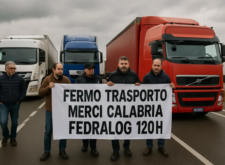 Fermo trasporto merci in Calabria: sciopero FEDRALOG di 120 ore