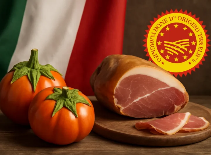 Denominazioni di origine protetta: Melanzana Rossa di Rotonda e Prosciutto di San Daniele