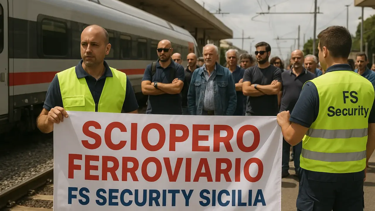 Sciopero ferroviario FS Security Sicilia: l'8 ottobre 2026