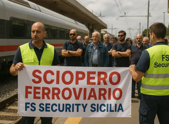 Sciopero ferroviario FS Security Sicilia: l'8 ottobre 2026