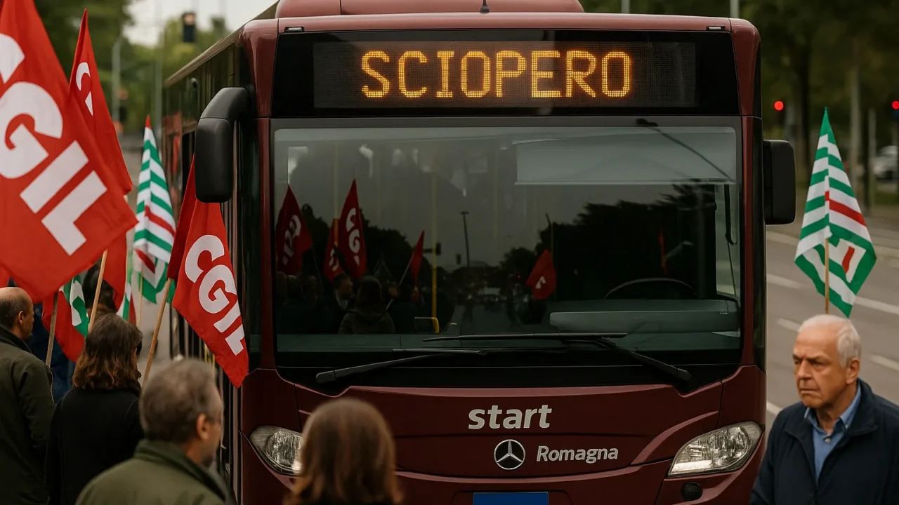 Sciopero TPL Start Romagna il 9 ottobre 2026: cosa sapere