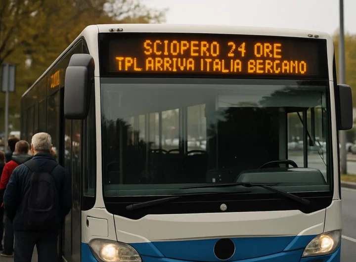Sciopero TPL Arriva Italia Bergamo: il 16 ottobre stop 24 ore