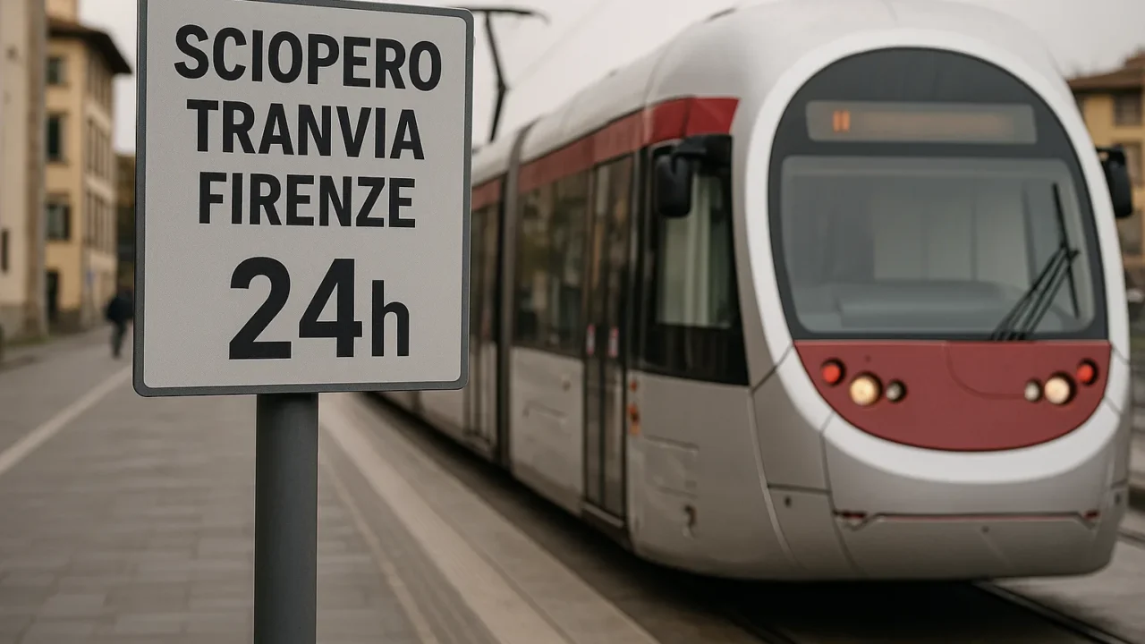 Sciopero tranvia a Firenze il 10 ottobre 2026: info