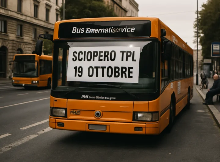 Sciopero TPL Bus International Service Roma: 19 ottobre