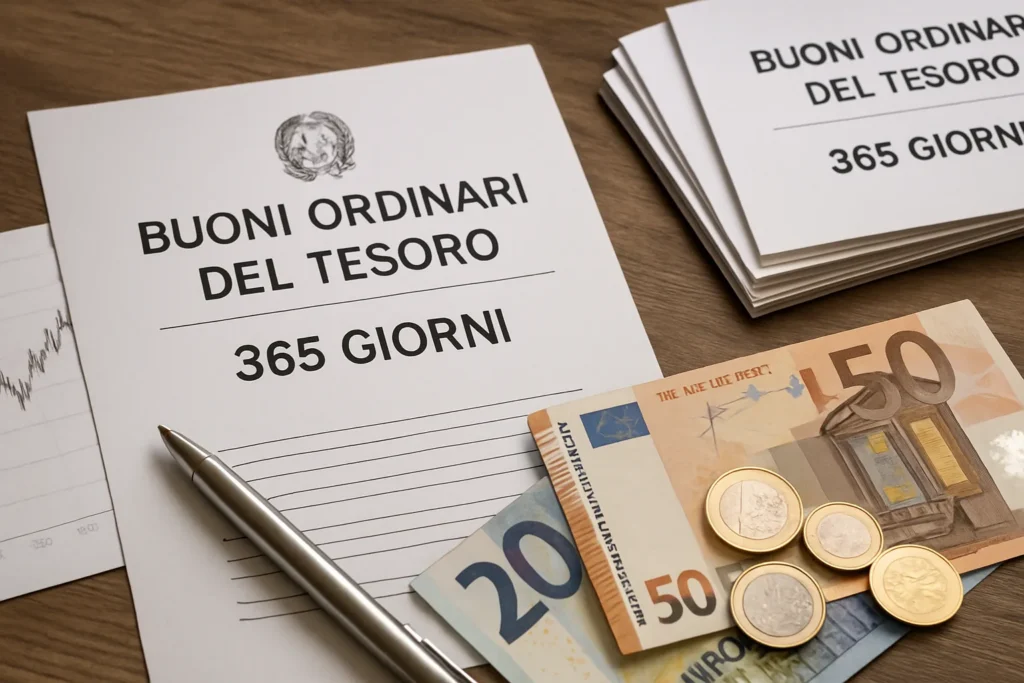 Buoni ordinari del tesoro 365 giorni: emissione ottobre 2026