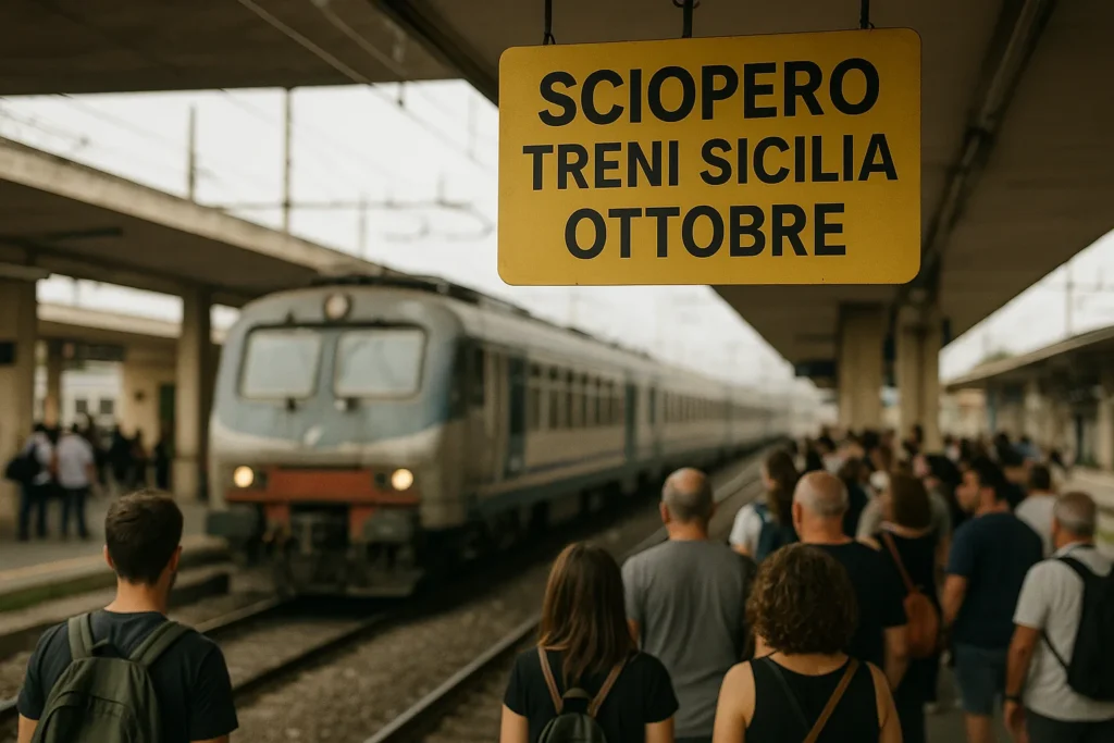 Sciopero treni Sicilia 12-13 ottobre: orari e informazioni