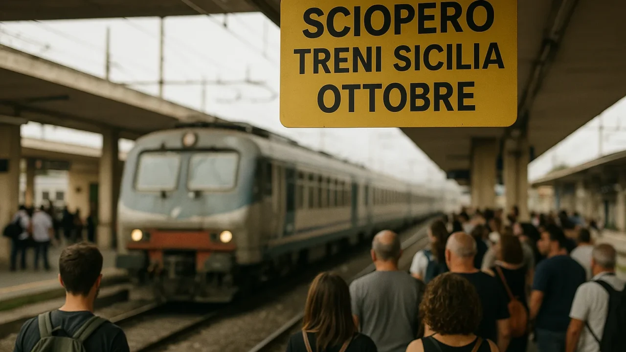 Sciopero treni Sicilia 12-13 ottobre: orari e informazioni