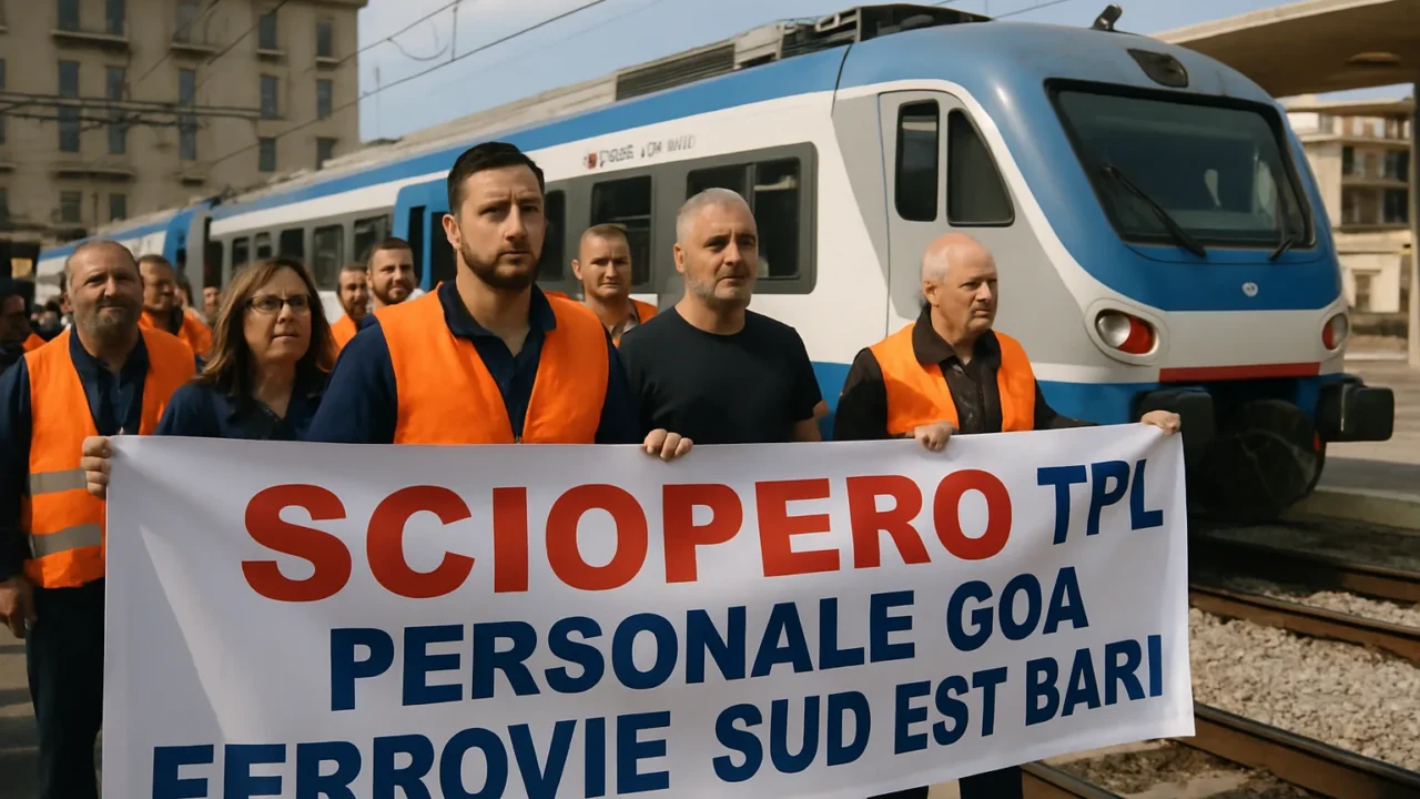 Sciopero Ferrovie Sud Est Bari: info e aggiornamenti del 23 ottobre