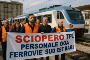 Sciopero Ferrovie Sud Est Bari: info e aggiornamenti del 23 ottobre