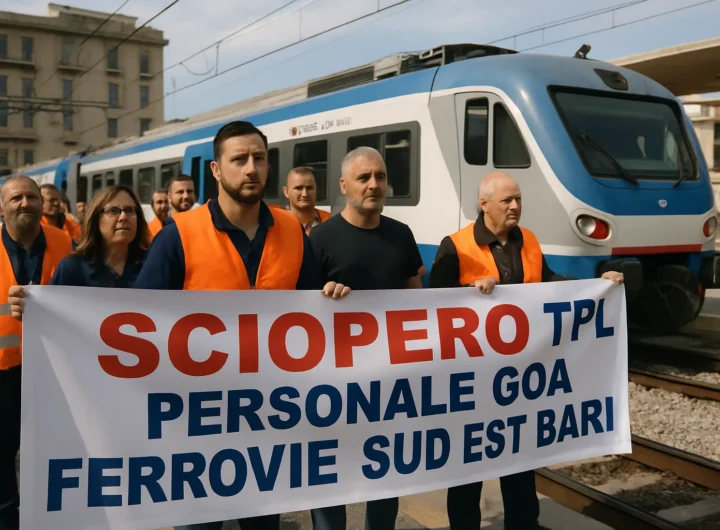Sciopero Ferrovie Sud Est Bari: info e aggiornamenti del 23 ottobre