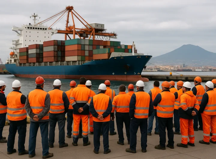 Sciopero marittimo a Napoli e Salerno: stop 48 ore il 15-16 ottobre