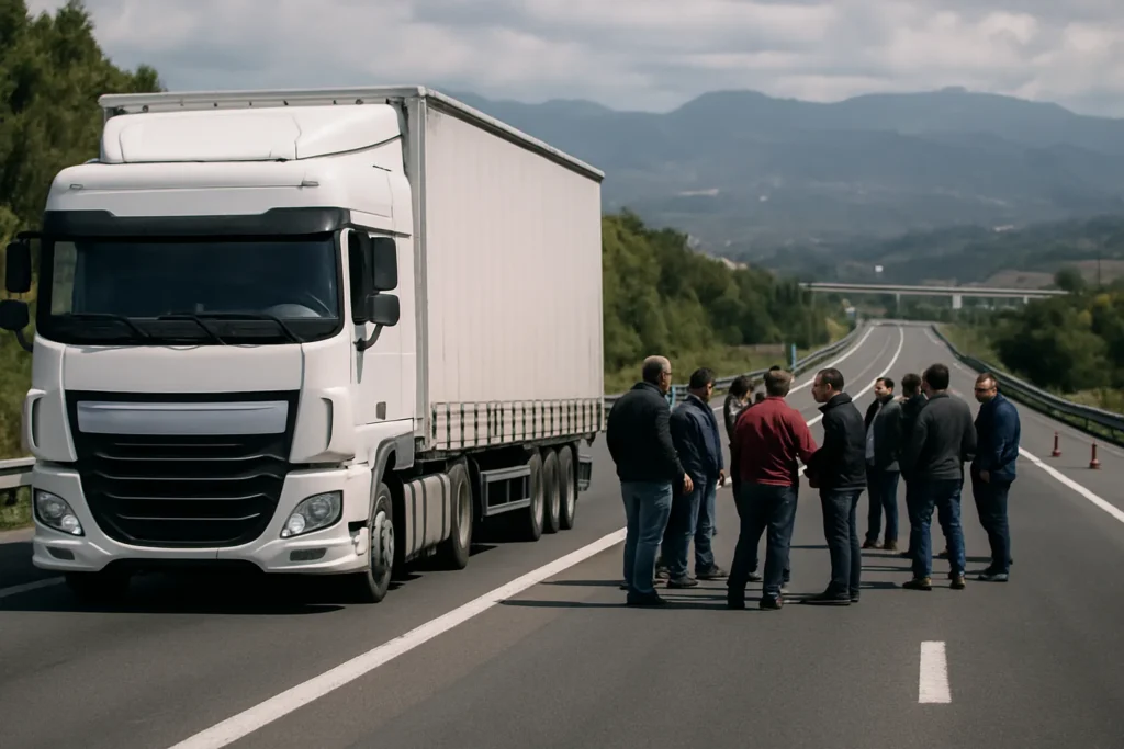 Scioperi trasporto merci Calabria e Sicilia 16-20 ottobre: blocchi totali