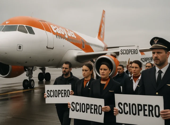 Sciopero EasyJet 16 ottobre 2026: stop 24h del personale navigante