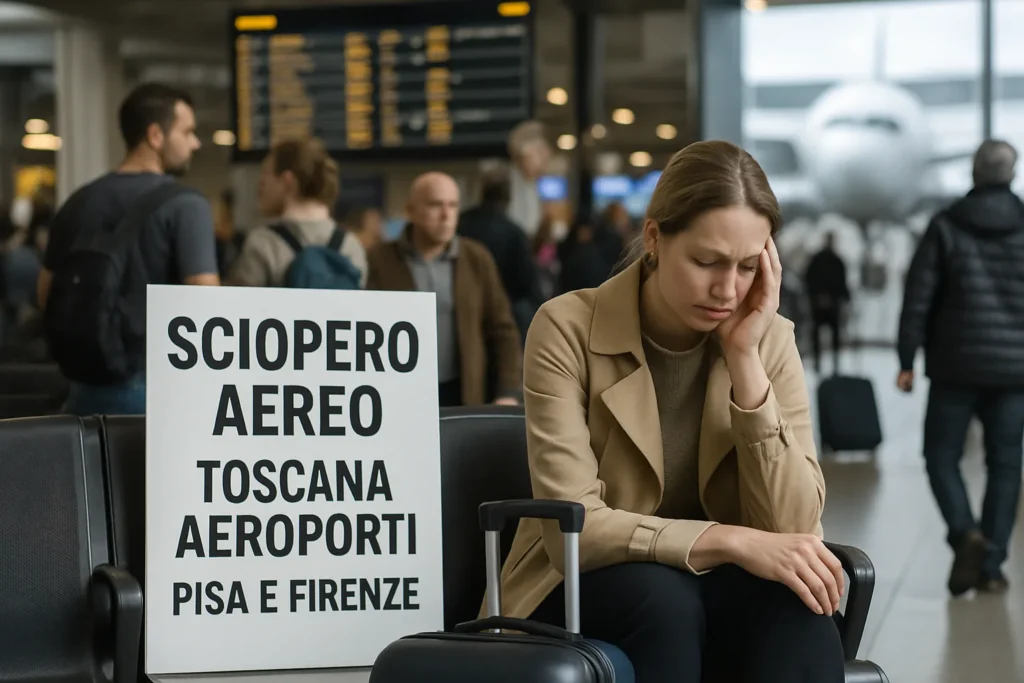Sciopero Toscana Aeroporti Pisa e Firenze: info 16 ottobre