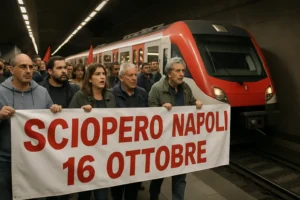 Sciopero TPL EAV Napoli: info e aggiornamenti del 16 ottobre 2026
