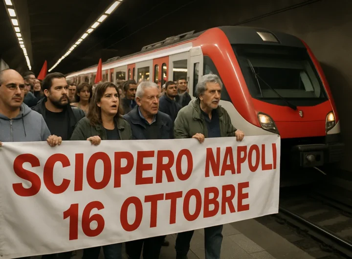 Sciopero TPL EAV Napoli: info e aggiornamenti del 16 ottobre 2026