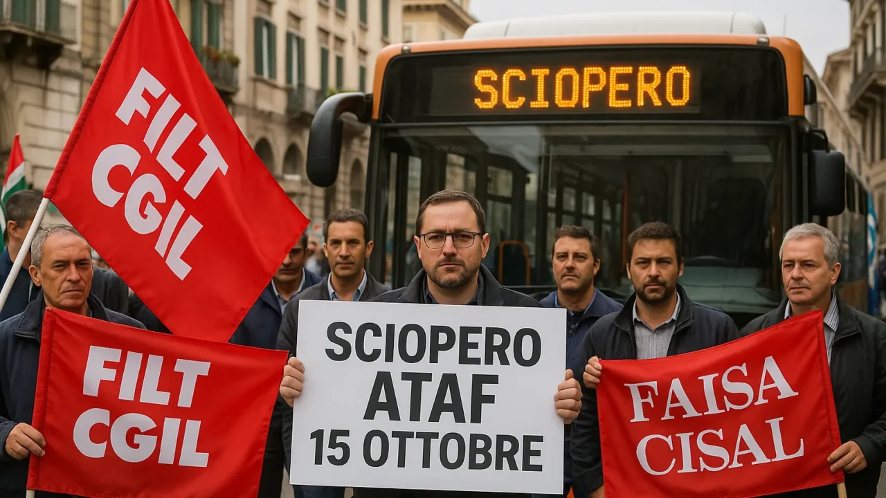 Sciopero ATAF Foggia il 15 ottobre: info e aggiornamenti