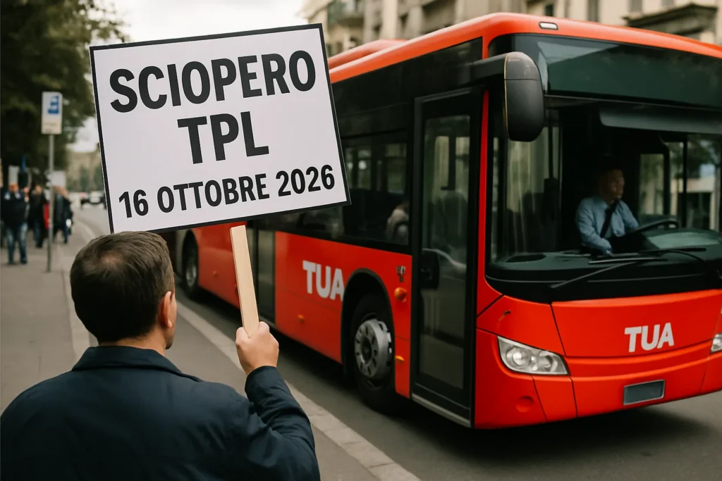 Sciopero TPL Chieti e Pescara TUA: info e aggiornamenti 16 ottobre