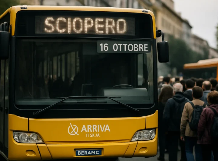 Sciopero TPL Arriva Italia Bergamo: info e orari del 16 ottobre