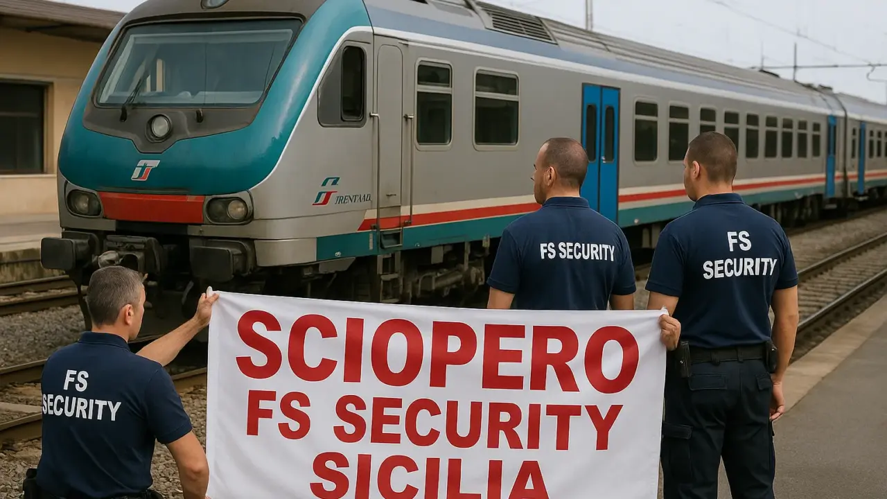 Sciopero FS Security in Sicilia l'8 ottobre 2026: 24 ore dalle 6 alle 22