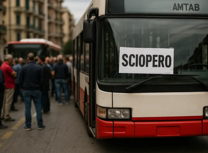Sciopero TPL AMTAB Bari: il 12 ottobre 2026 stop di 4 ore
